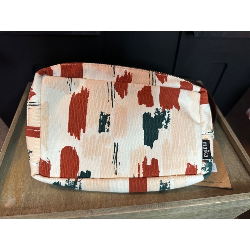 Maika Fanny Pack Belt Bag Abstract Print Adjustable Strap Travel Casual